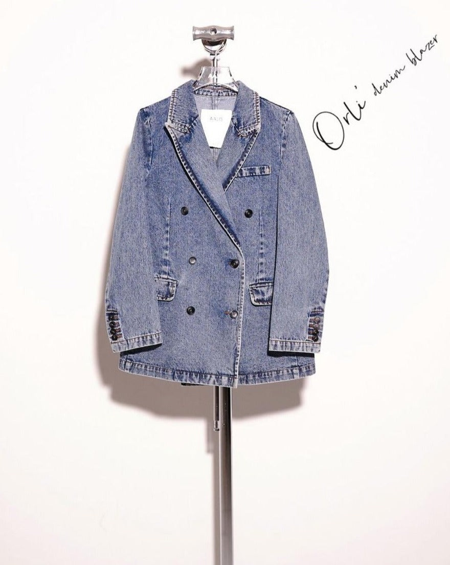 aalis ORLI denim blazer (Blue denim)