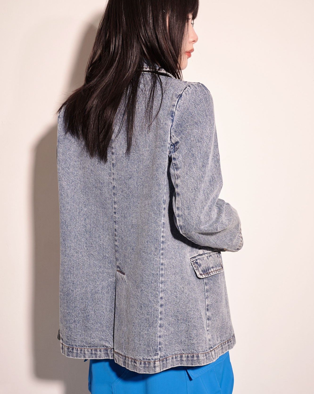 aalis ORLI denim blazer (Blue denim)