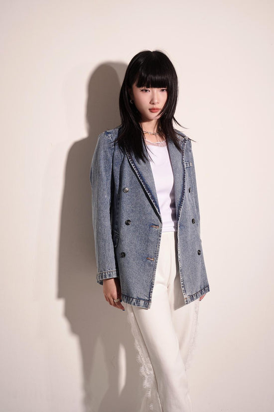 aalis ORLI denim blazer (Blue denim)