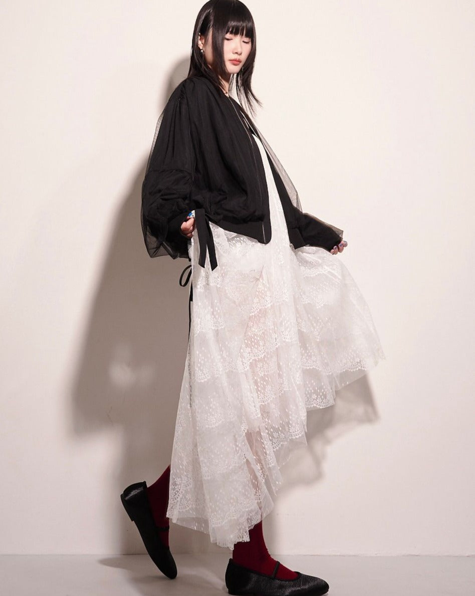 aalis ADELINA lace skirt (White)