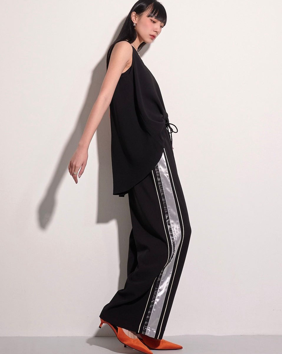 aalis AMON patched track pants (Black)