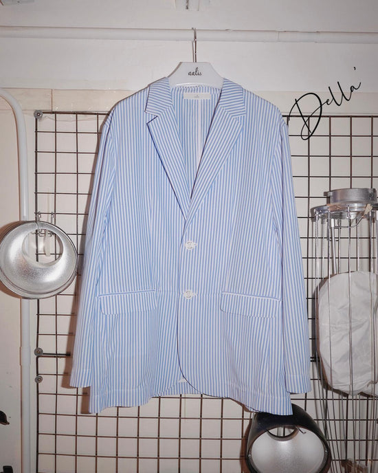 aalis DELLA oversized blazer (Blue stripe)