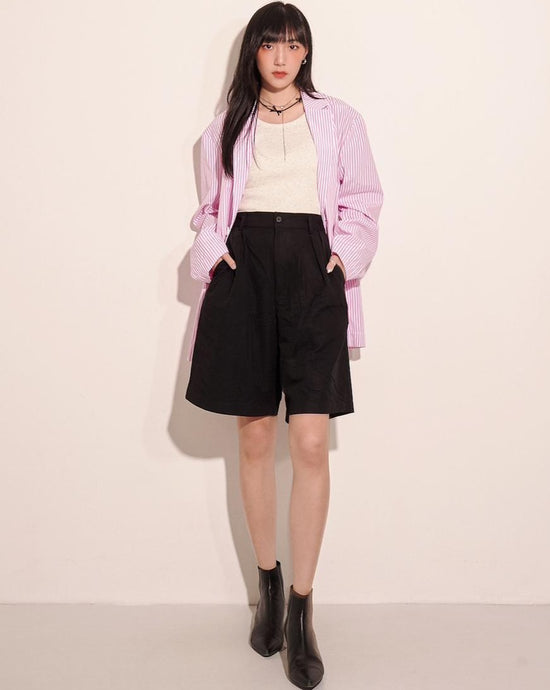 aalis DELLA oversized blazer (Pink stripe)