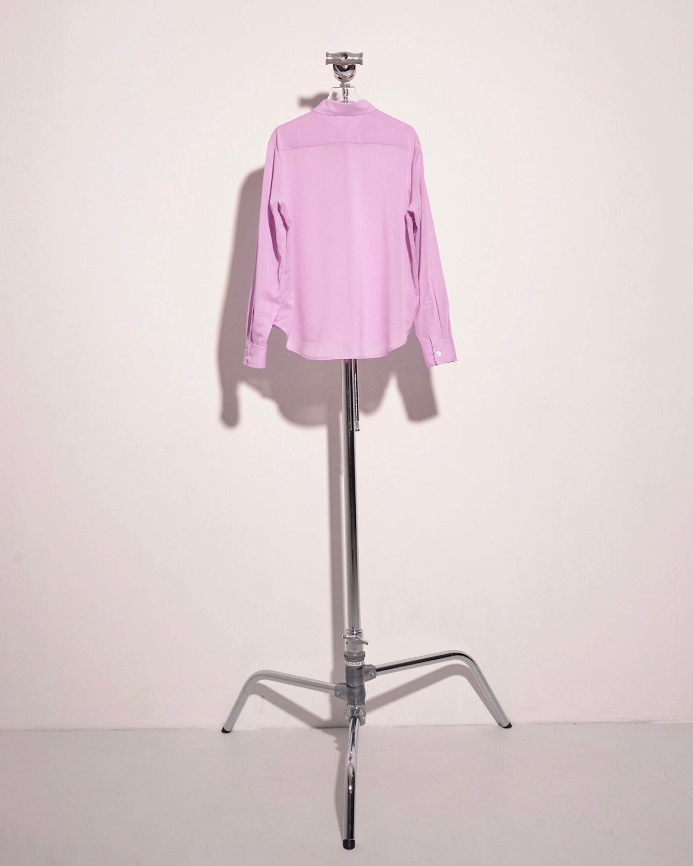 aalis PION POLY relax sheer shirt (Pink)