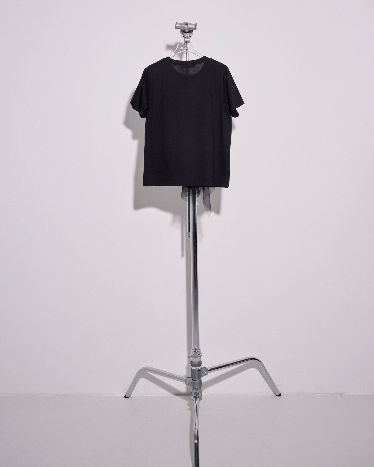 aalis CALEY cascade mesh SS tee (Black)