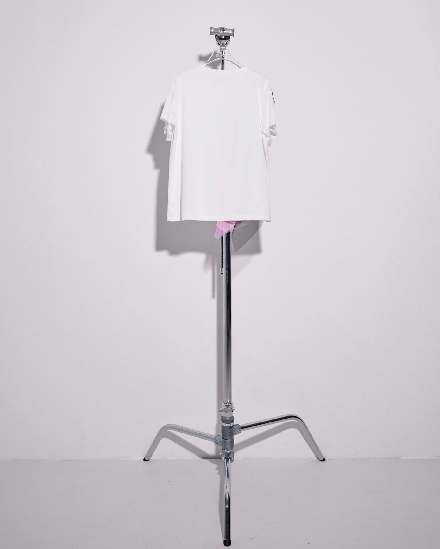 aalis CALEY cascade mesh SS tee (White)