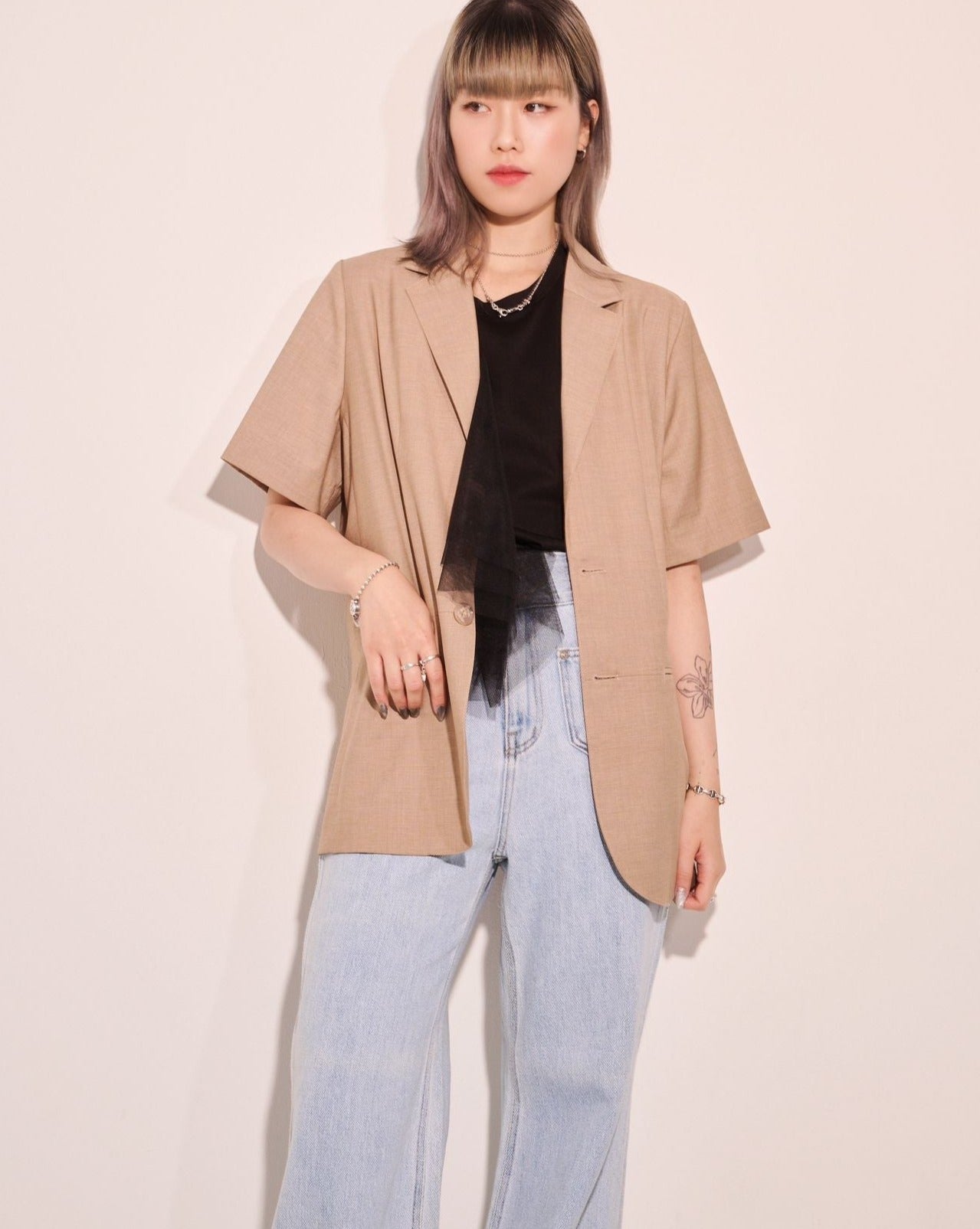 aalis ANA SS blazer (Khaki)