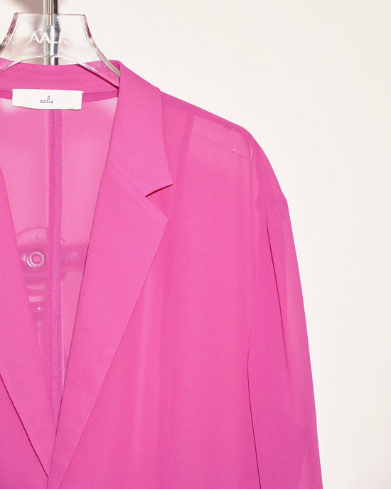 aalis DELLA oversized blazer (Magenta chiffon)