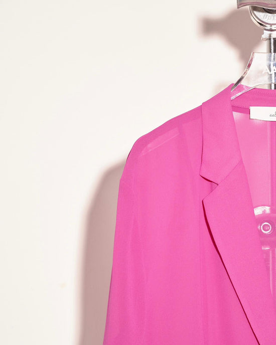 aalis DELLA oversized blazer (Magenta chiffon)