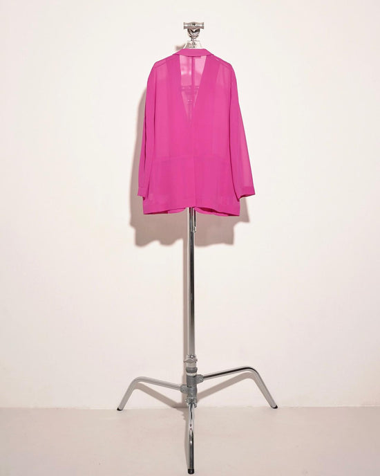 aalis DELLA oversized blazer (Magenta chiffon)