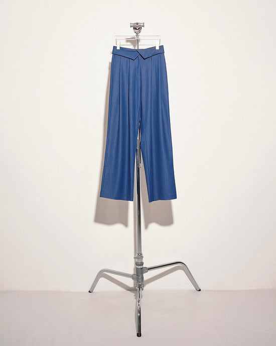 aalis LARIA tuxedo belt super comfort pants (Blue)