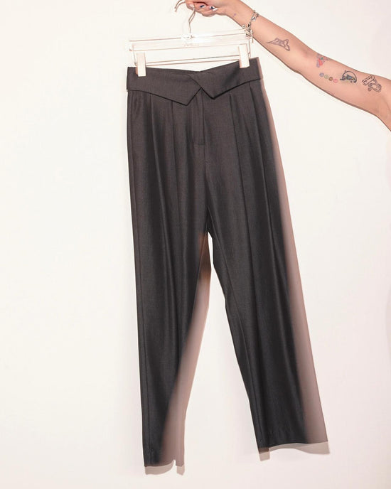 aalis LARIA tuxedo belt super comfort pants (Black)