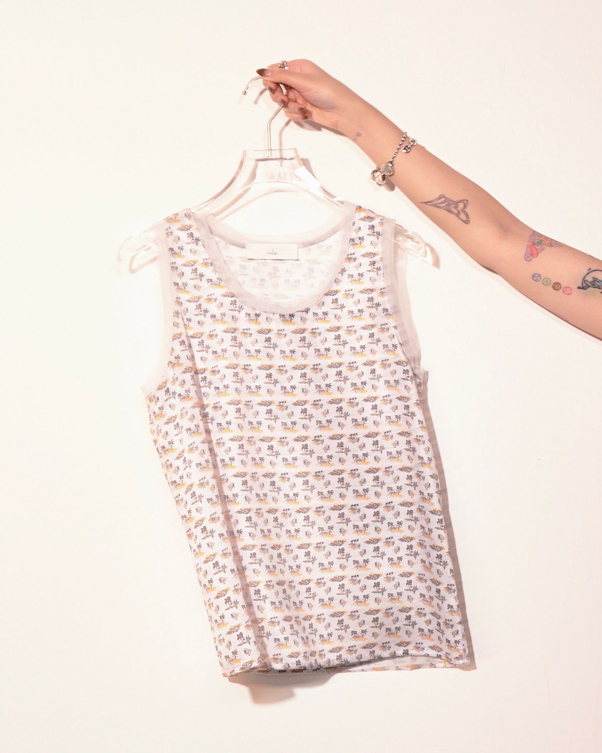 aalis IVY printed tank (Sliver)