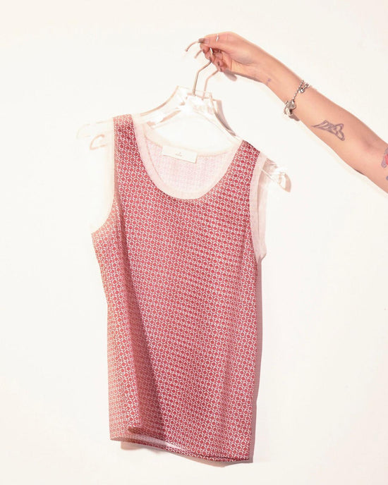 aalis IVY printed tank (Red)