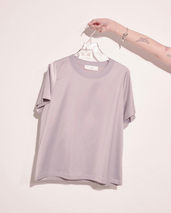 aalis AGGIE SS24 crew neck Tee (Silver)