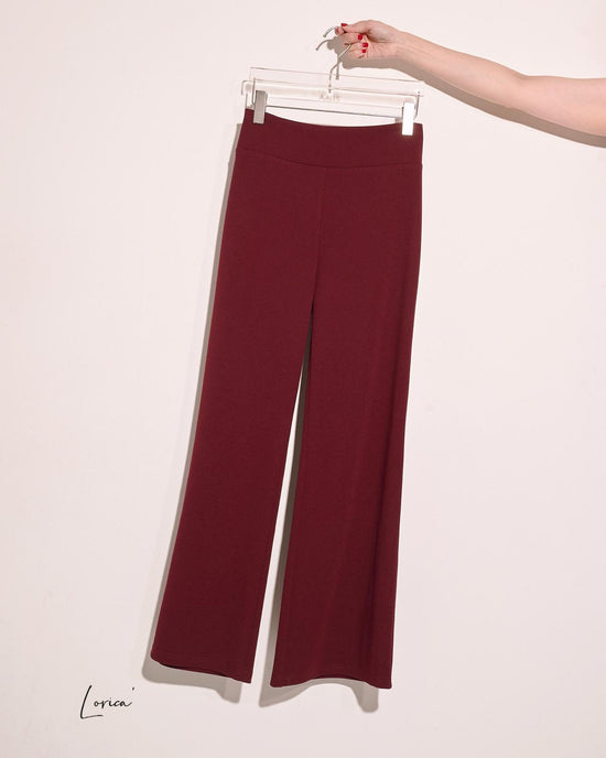 aalis LORICA fit and flare pants (Burgundy)