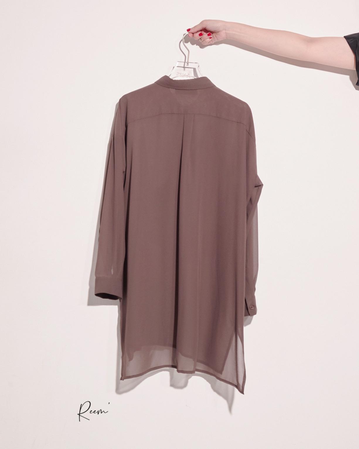 aalis REEM asymmetric waistcoat shirt (Coco)