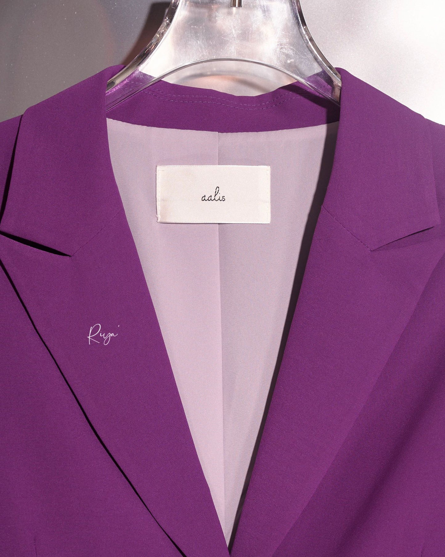 aalis RIYA super cropped blazer (Purple)