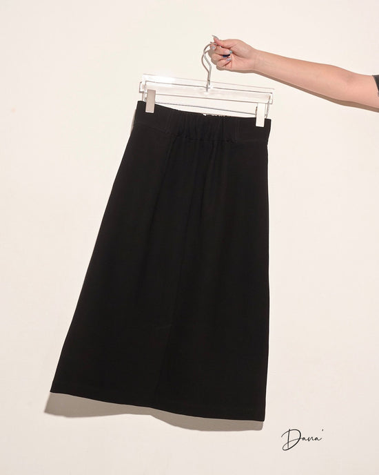 aalis DANA Zip front detail skirt (Black)