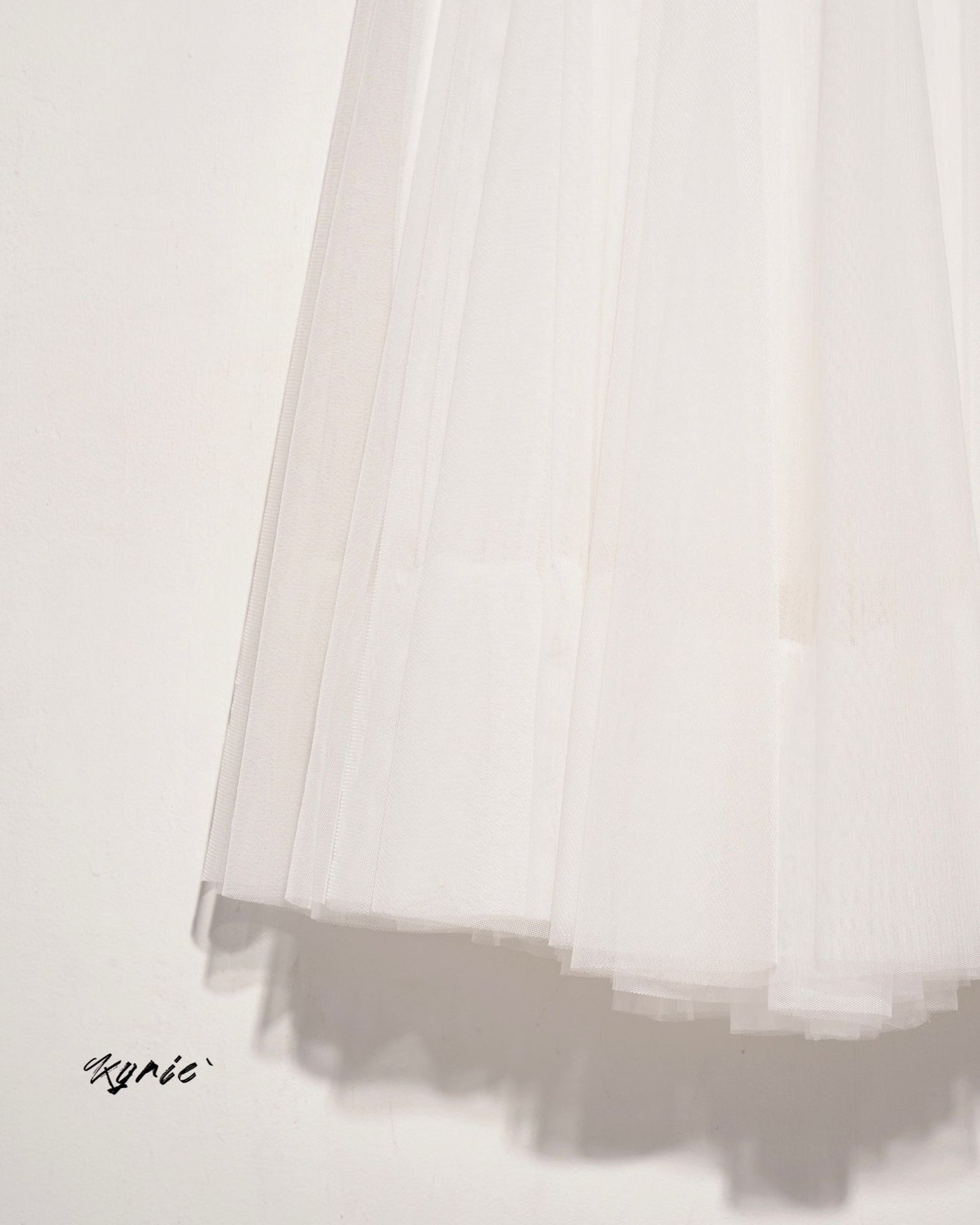 aalis KYRIE lace skirt (White)