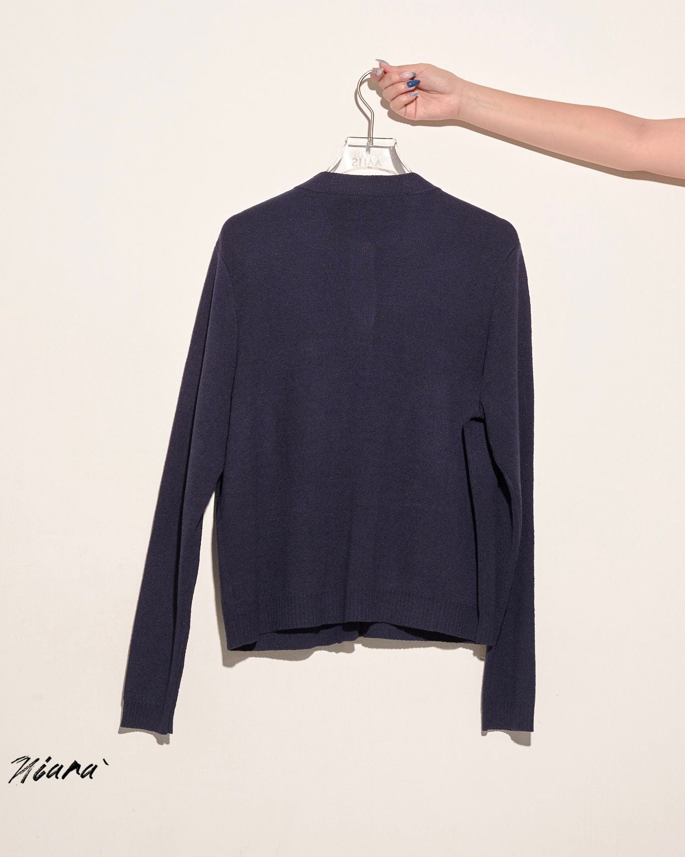 aalis NIARA 4 pockets roundneck cardigan (Navy)