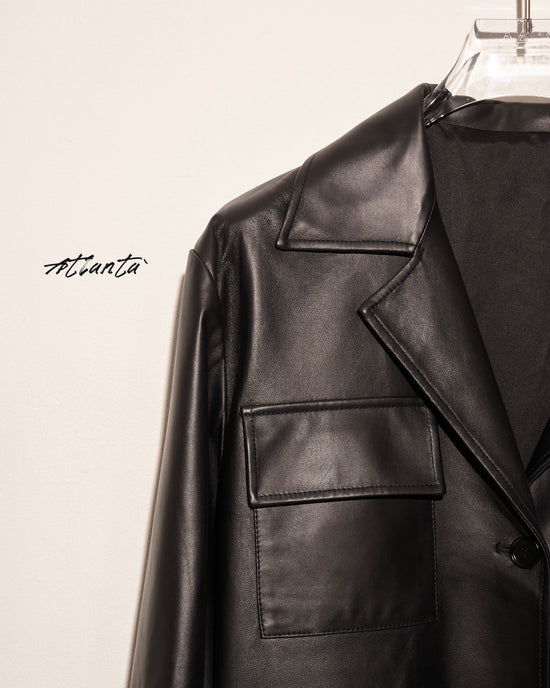 (Pre-order) aalis ATLANTA leather jacket (5 colours - Regular size)