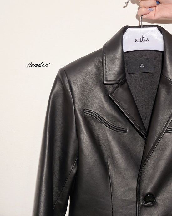 (Pre-order) aalis CAMDEN FW24 leather jacket (5 colours - Custom size)