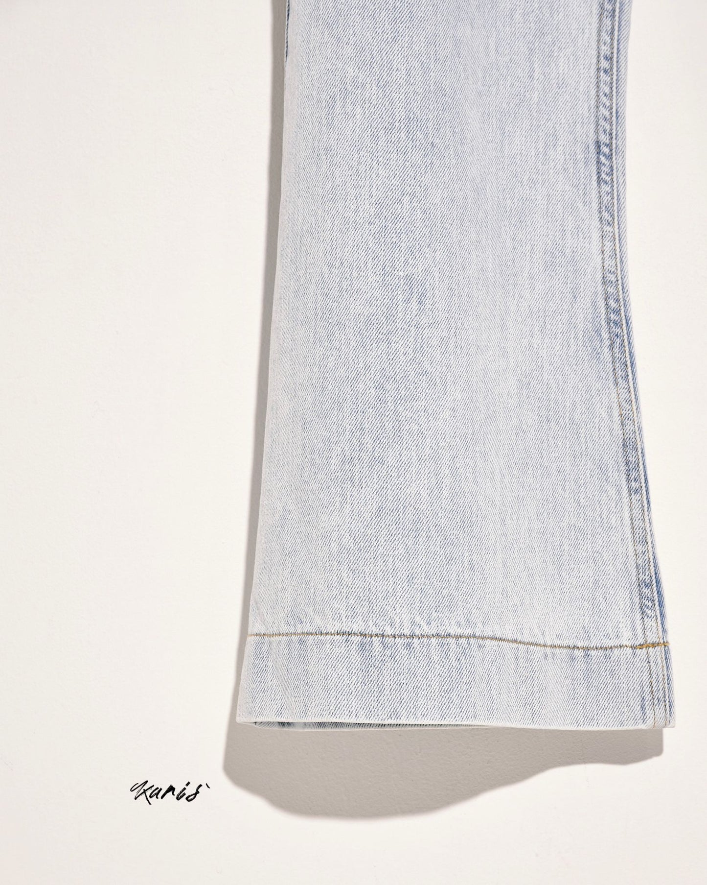 aalis KARIS high rise wide leg jeans (Blue denim)