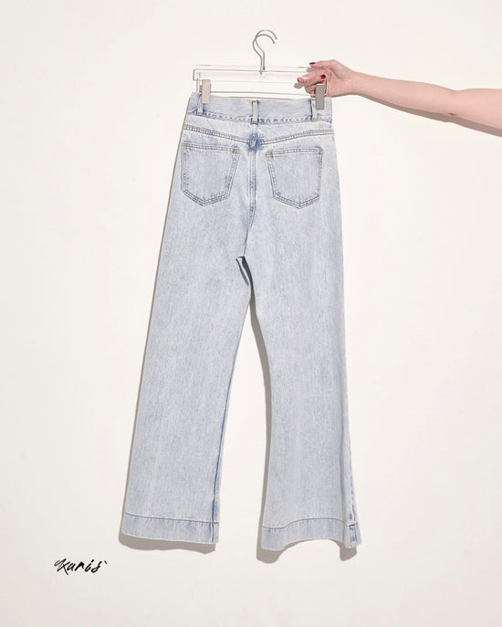 aalis KARIS high rise wide leg jeans (Blue denim)