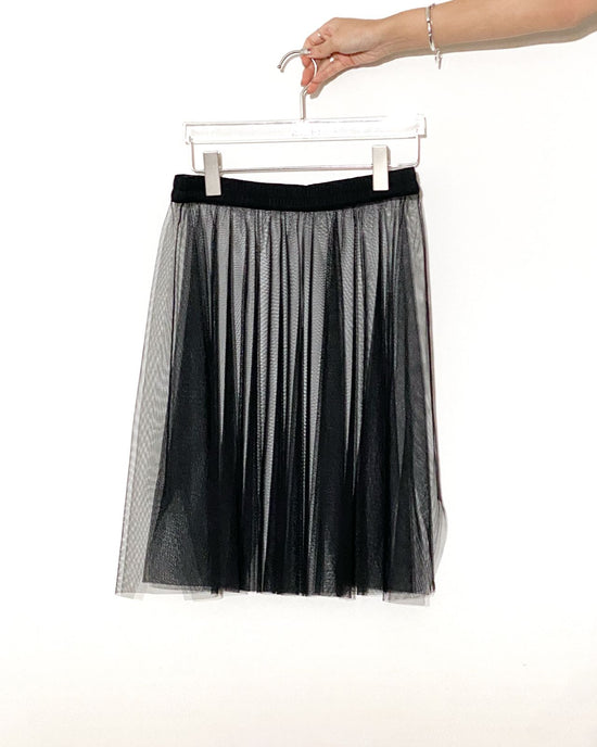 aalis RIN mesh skirt with lining shorts (Black)