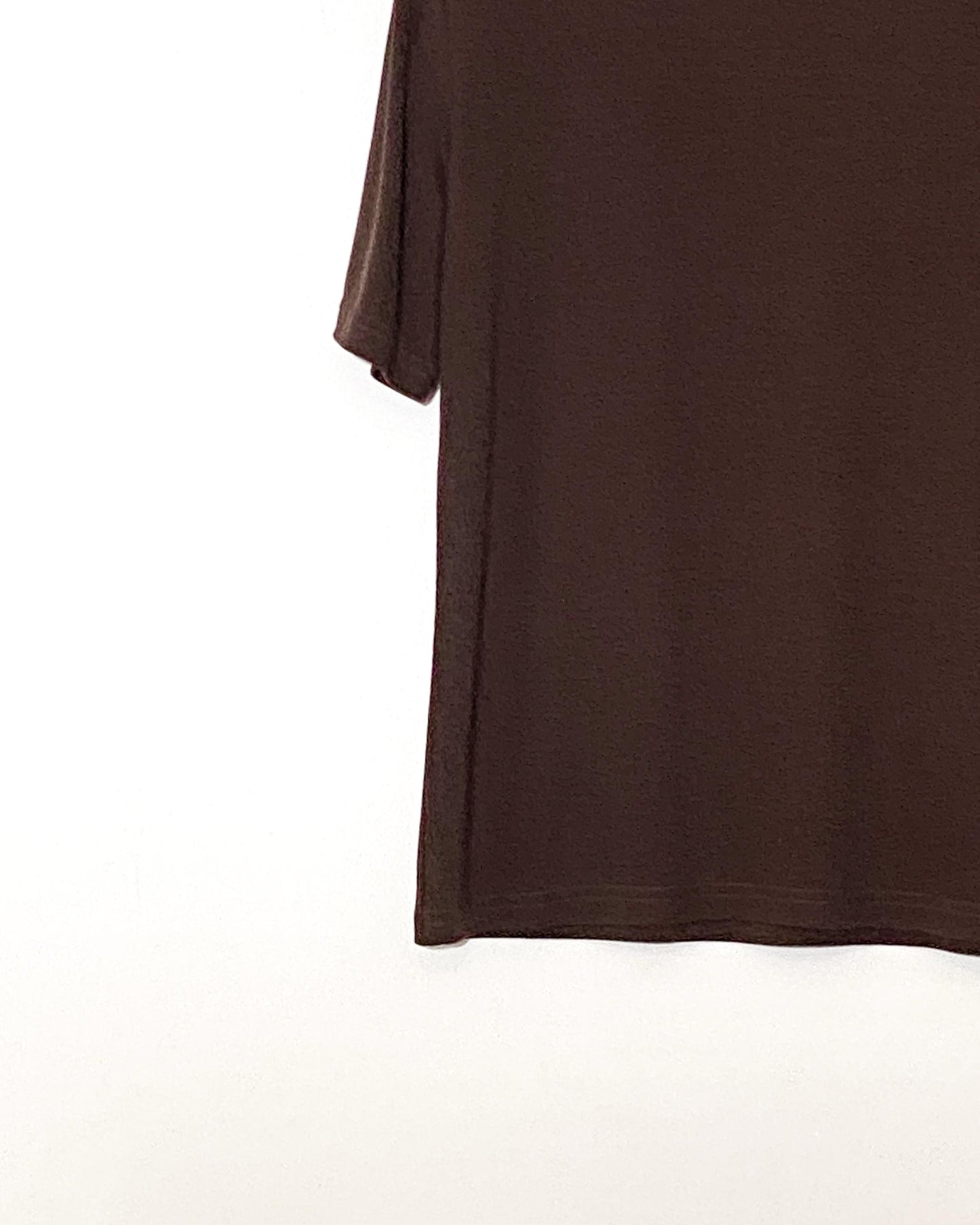 aalis HARU fitted s/s cotton top (Brown)