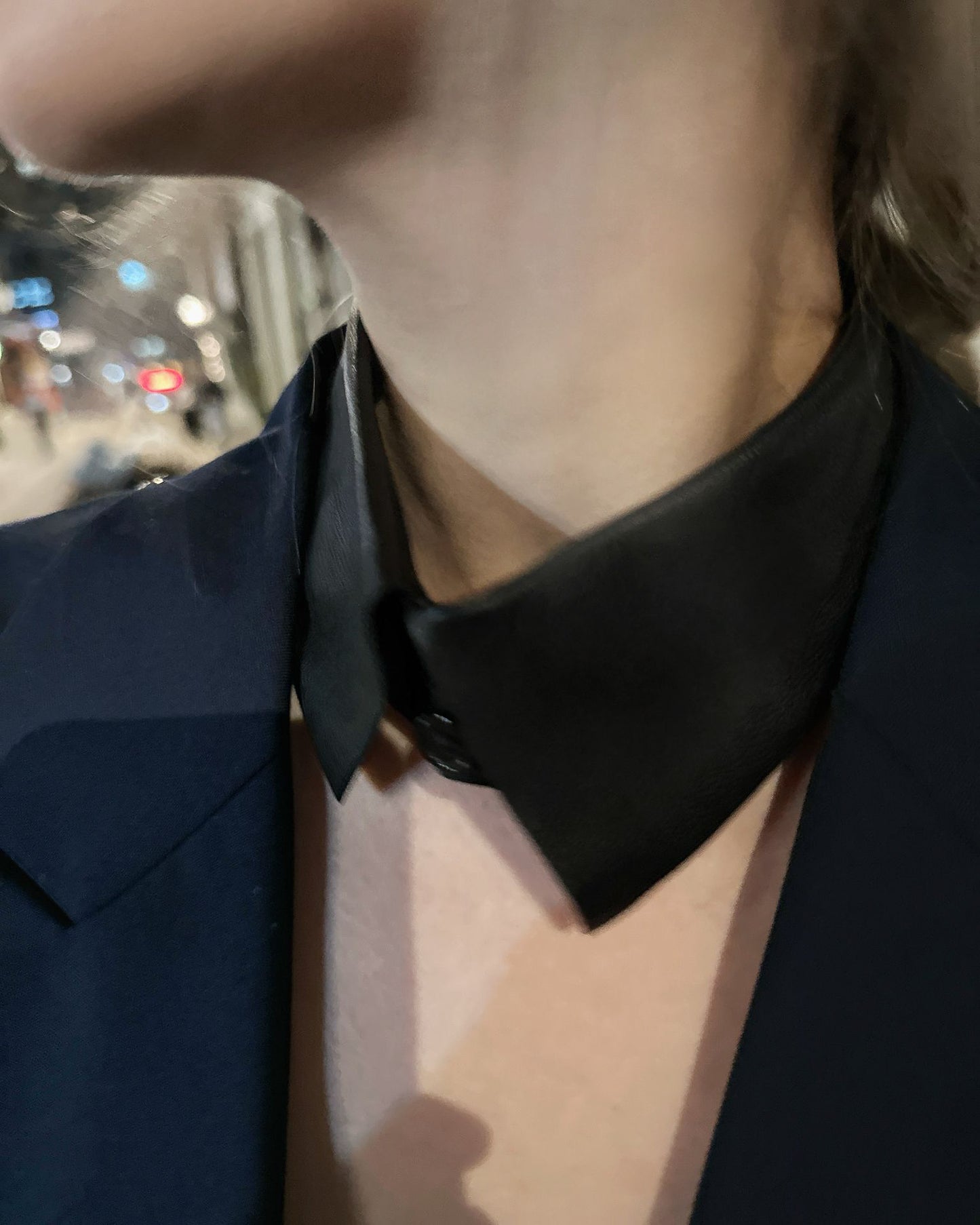 (Pre-order) aalis SAMMIE leather collar (Black)