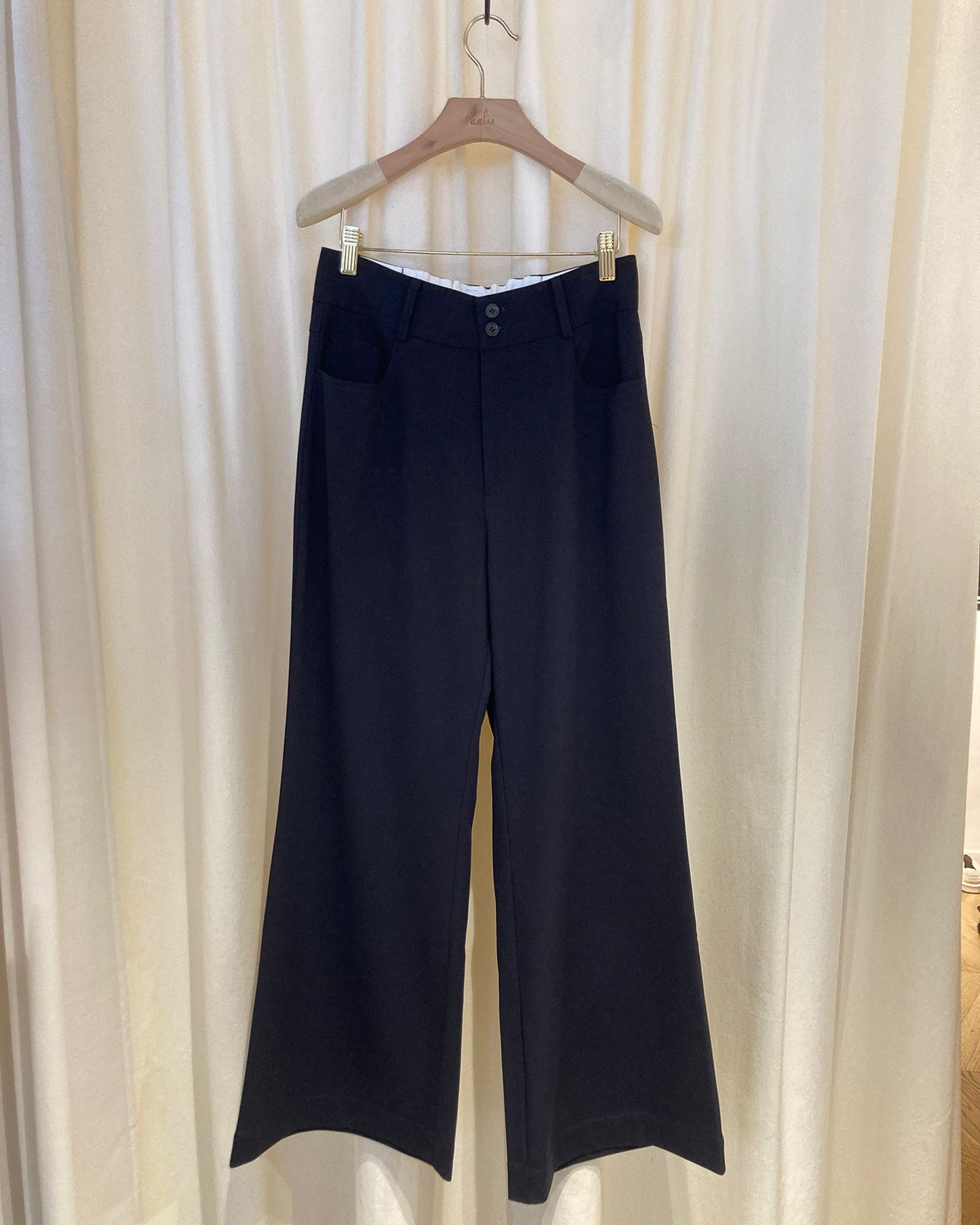 aalis KARISA high rise straight leg pants (Navy)