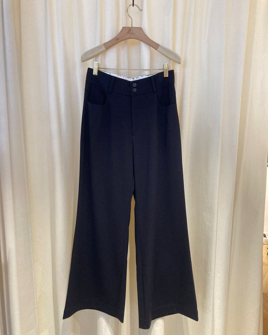 aalis KARISA high rise straight leg pants (Navy)