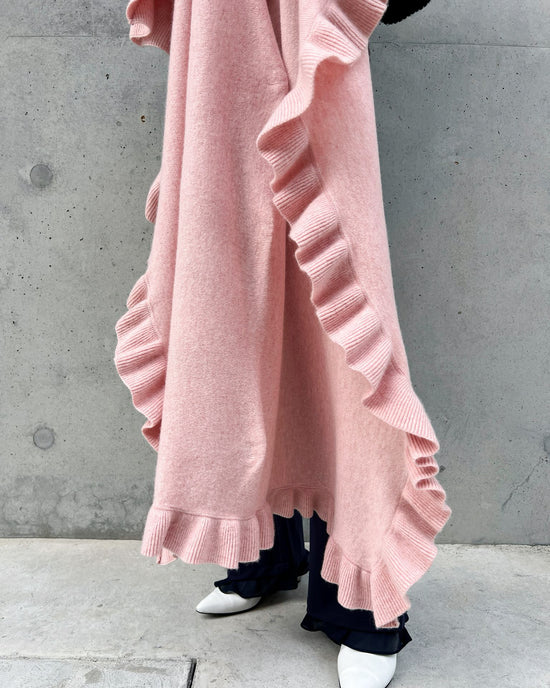aalis LUCIE FW25 cashmere scarf (Heather Dusty Pink)