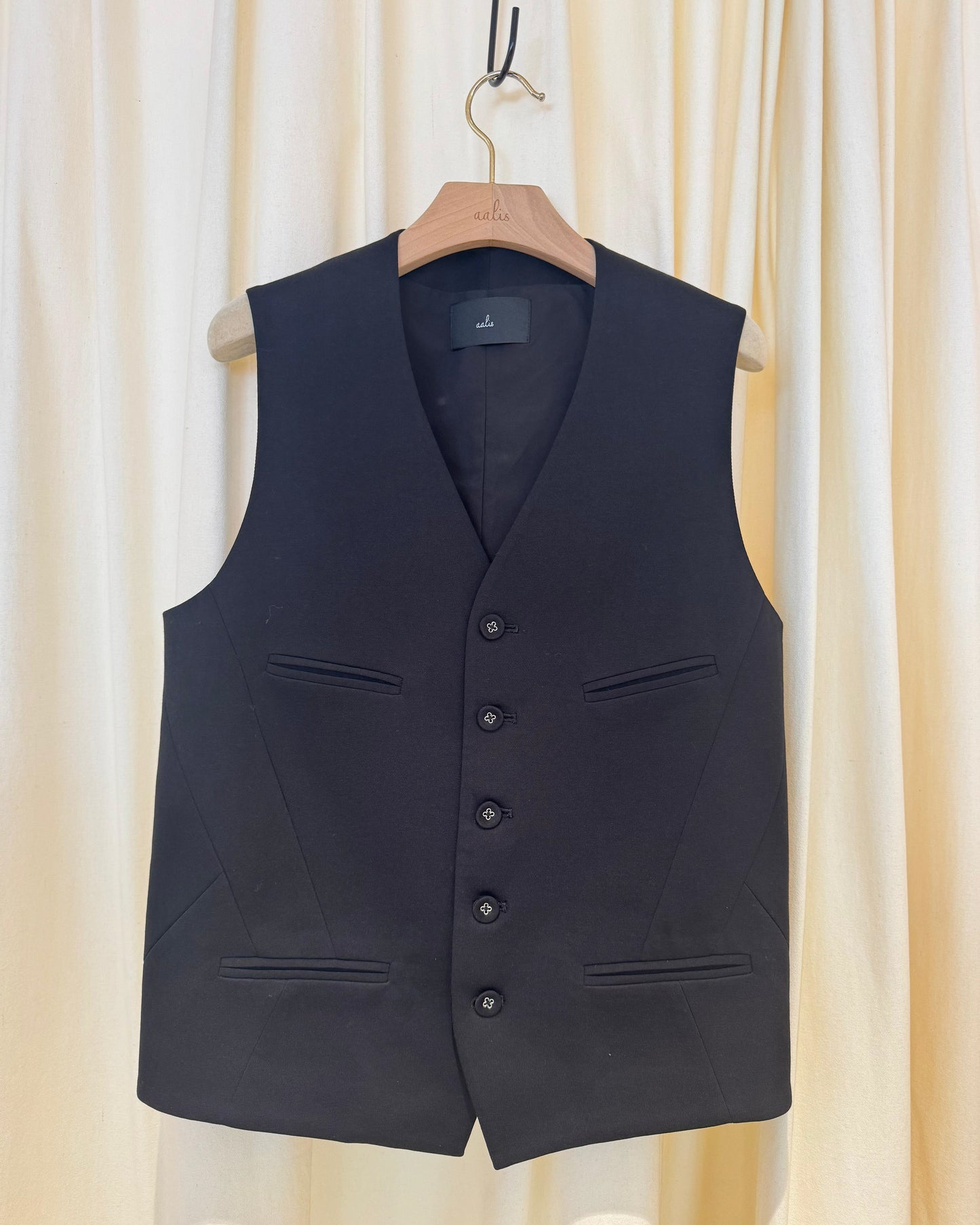 aalis MASON waistcoat (Black)
