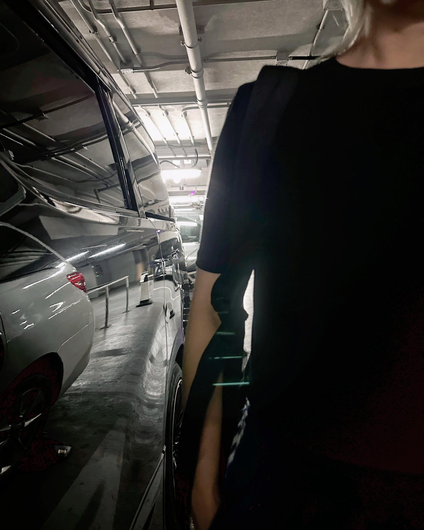 aalis HARU fitted s/s cotton top (Black)