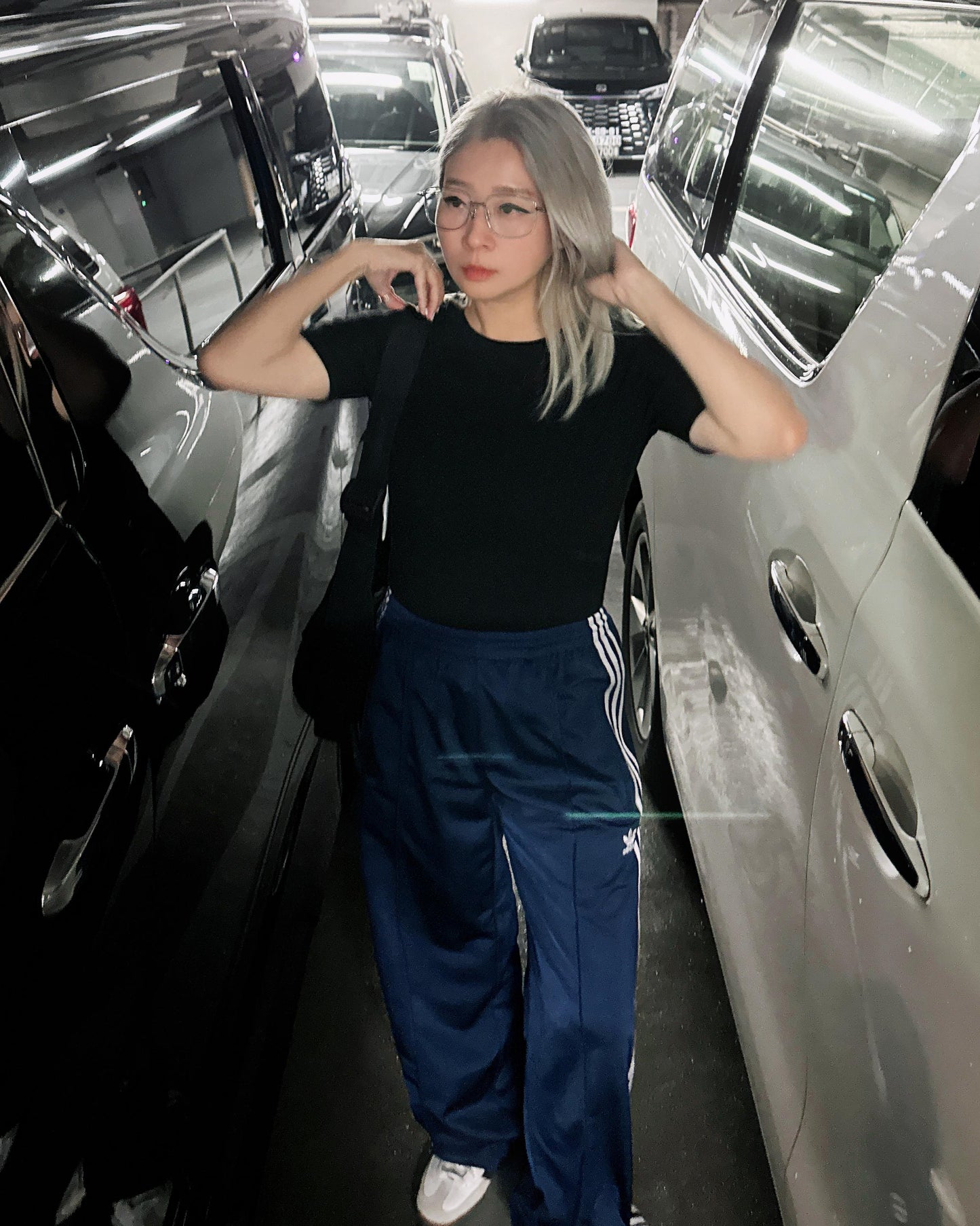 aalis HARU fitted s/s cotton top (Black)