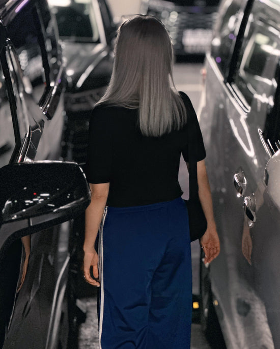 aalis HARU fitted s/s cotton top (Black)