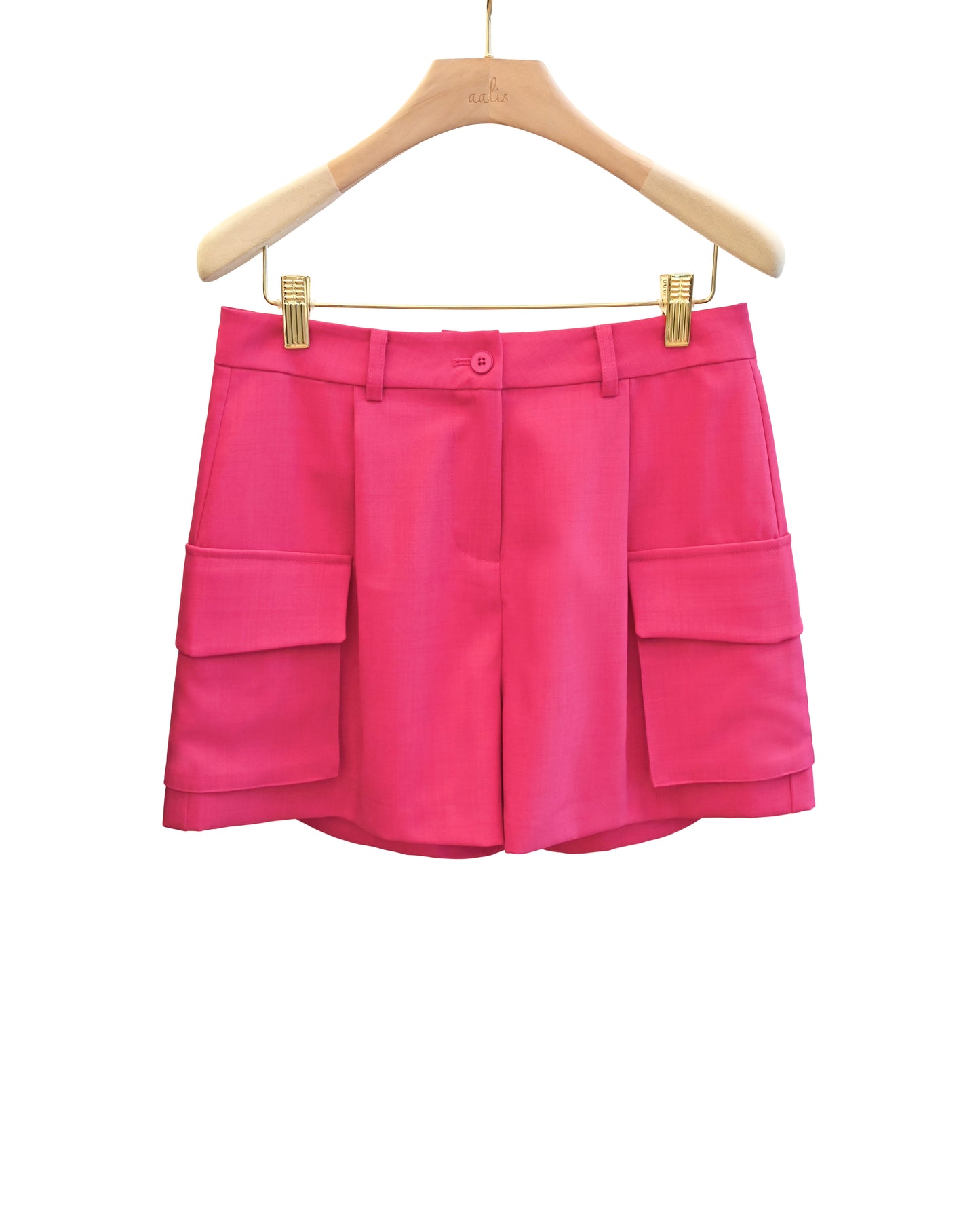 Load image into Gallery viewer, aalis TANEY cargo shorts (Magenta)
