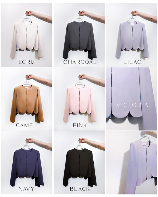 aalis VICTORIA Wool Jacket (NAVY)