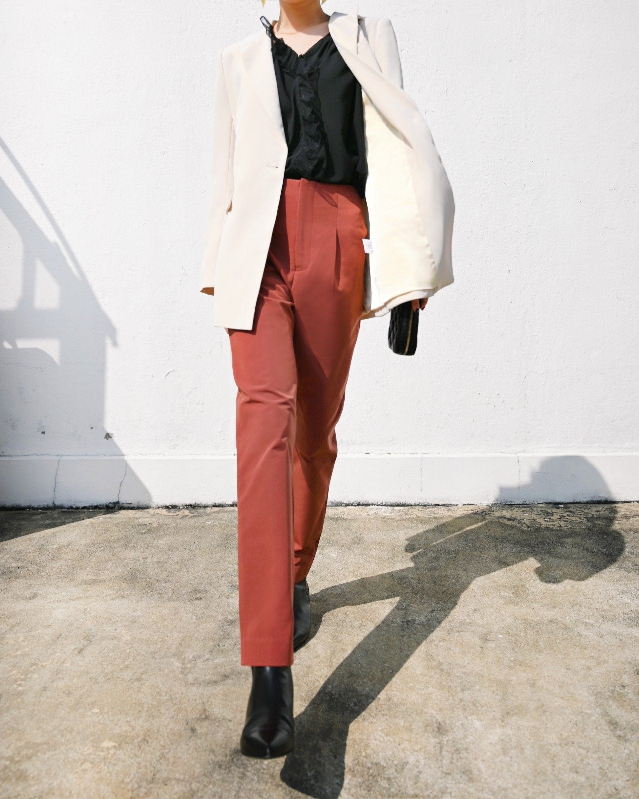 aalis FARHA baggy pants (Brick Red)