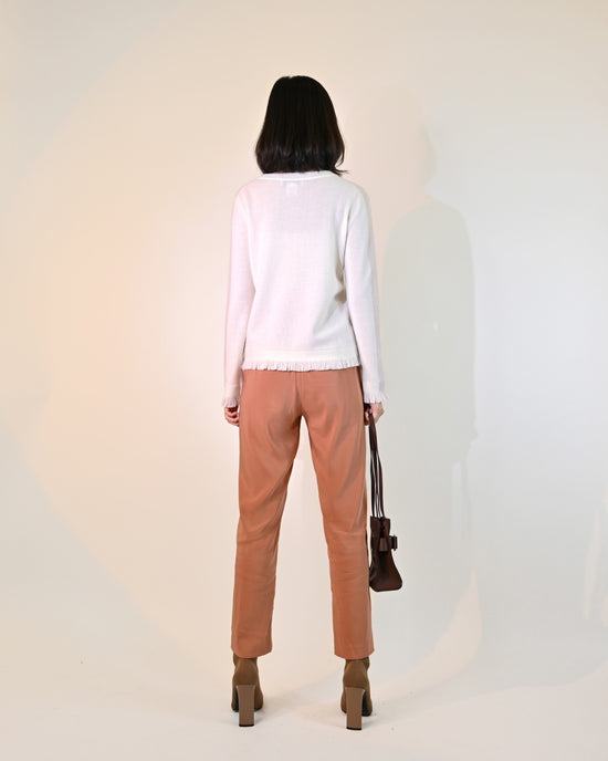 aalis BIAN cummerbund pants (Dark nude)