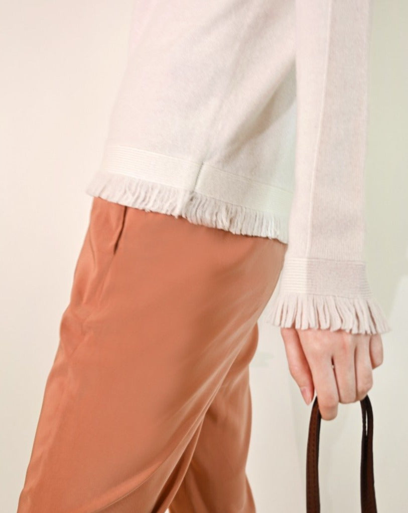 aalis BIAN cummerbund pants (Dark nude)