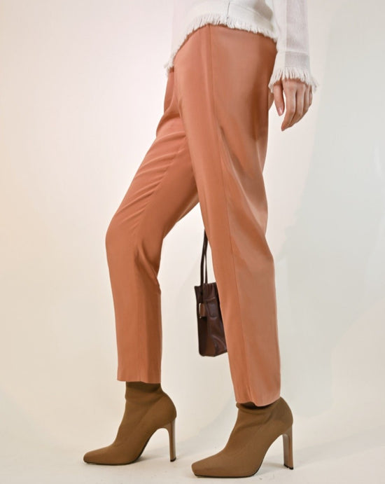 aalis BIAN cummerbund pants (Dark nude)