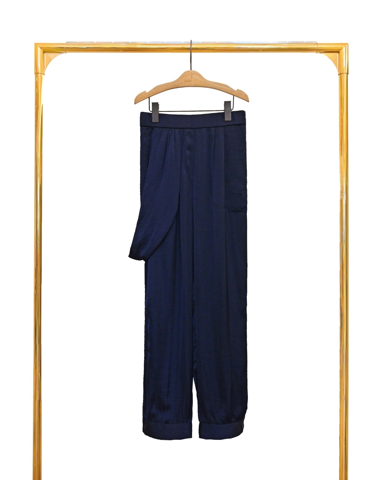 Load image into Gallery viewer, aalis COLLINS strap over shoulder pants (Navy)
