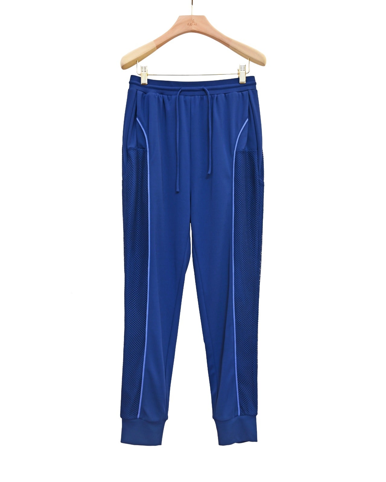 Load image into Gallery viewer, aalis HOSS netting detail track pants (Blue)
