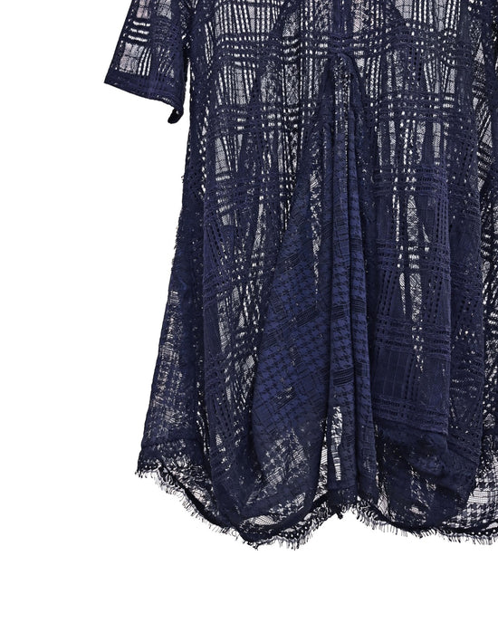 aalis CICI lace tunic tee dress (Navy)