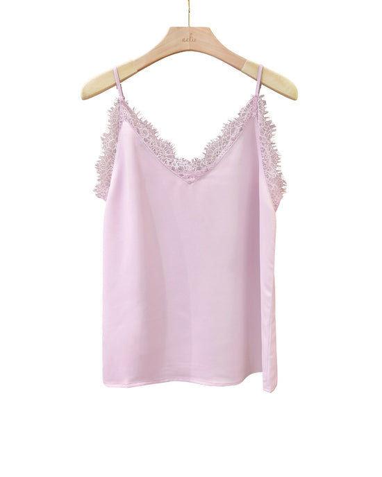Load image into Gallery viewer, aalis CAMILA lace camisole (Light purple pink)
