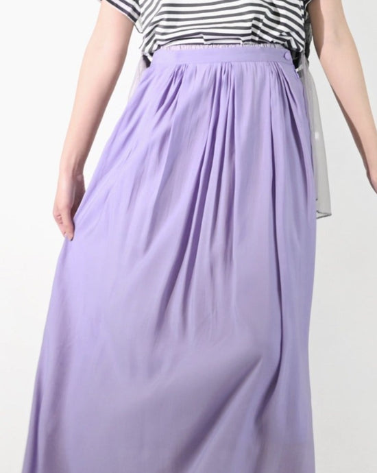 aalis HOOMI 轻纱长裙（淡紫色）